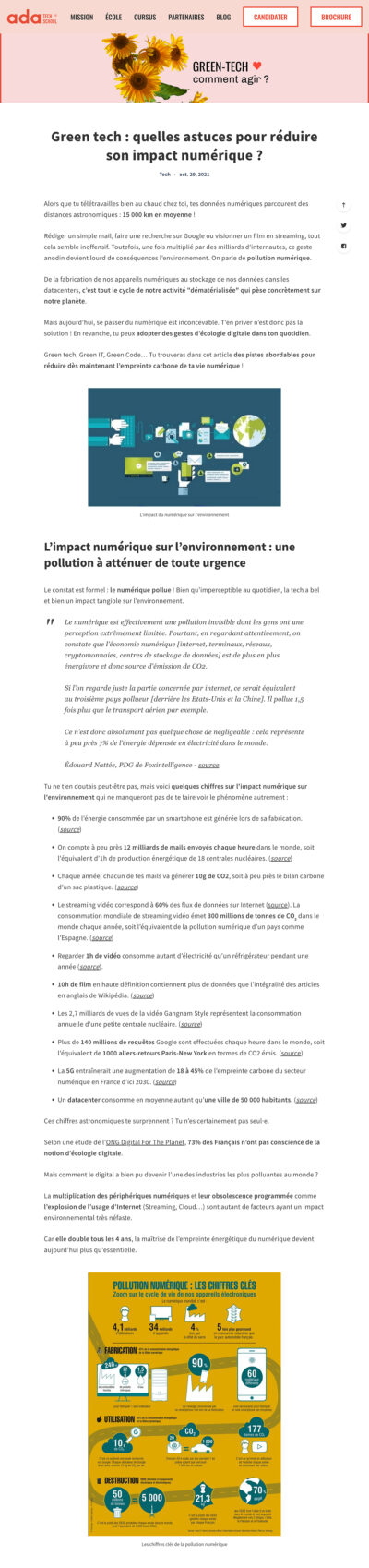 Infographie adatechschool